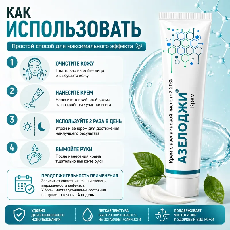 Азелоджи крем 20%, 30 г