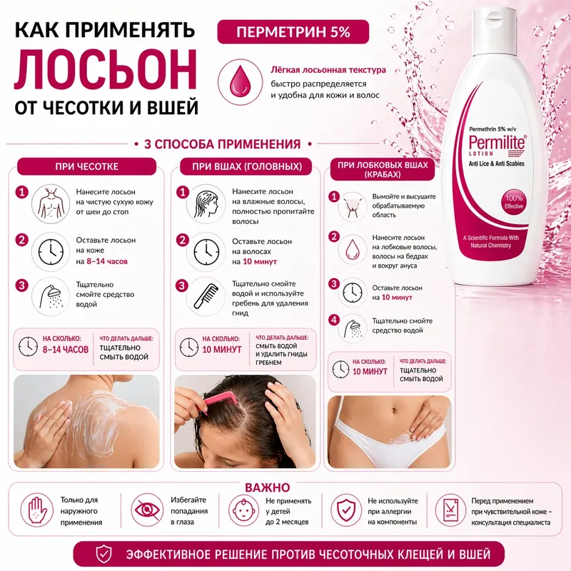 Пермилайт лосьон, 100 мл